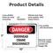 Signmission Safety Culture Sign, 10 in Width, Aluminum, Rectangle OS-2PACK-DS-A-710-L-2077 - alternate 3